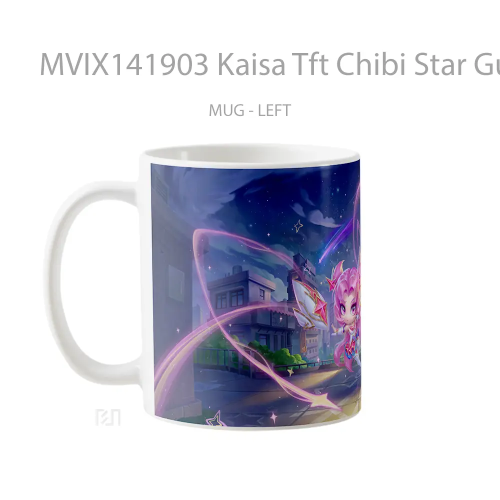 Mug Kaisa Tft Chibi Star Guardian Gelas Keramik Unik - All-side / Desain