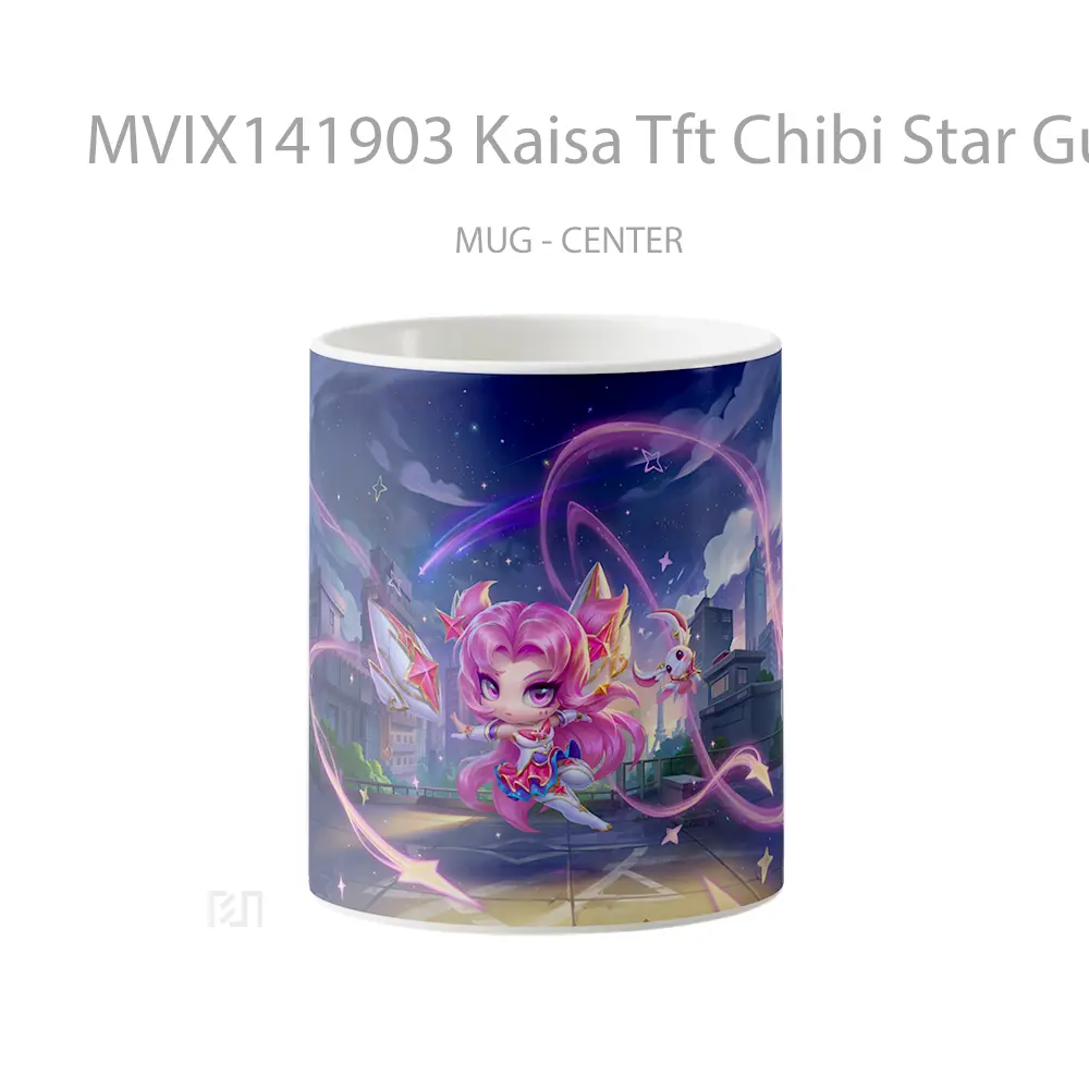 Mug Kaisa Tft Chibi Star Guardian Gelas Keramik Unik