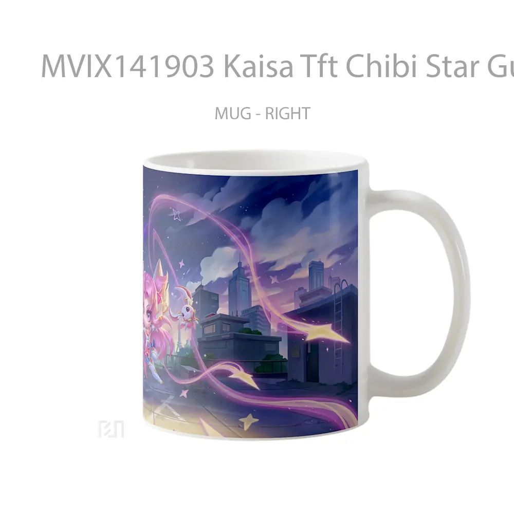 Mug Kaisa Tft Chibi Star Guardian Gelas Keramik Unik - All-side / Desain