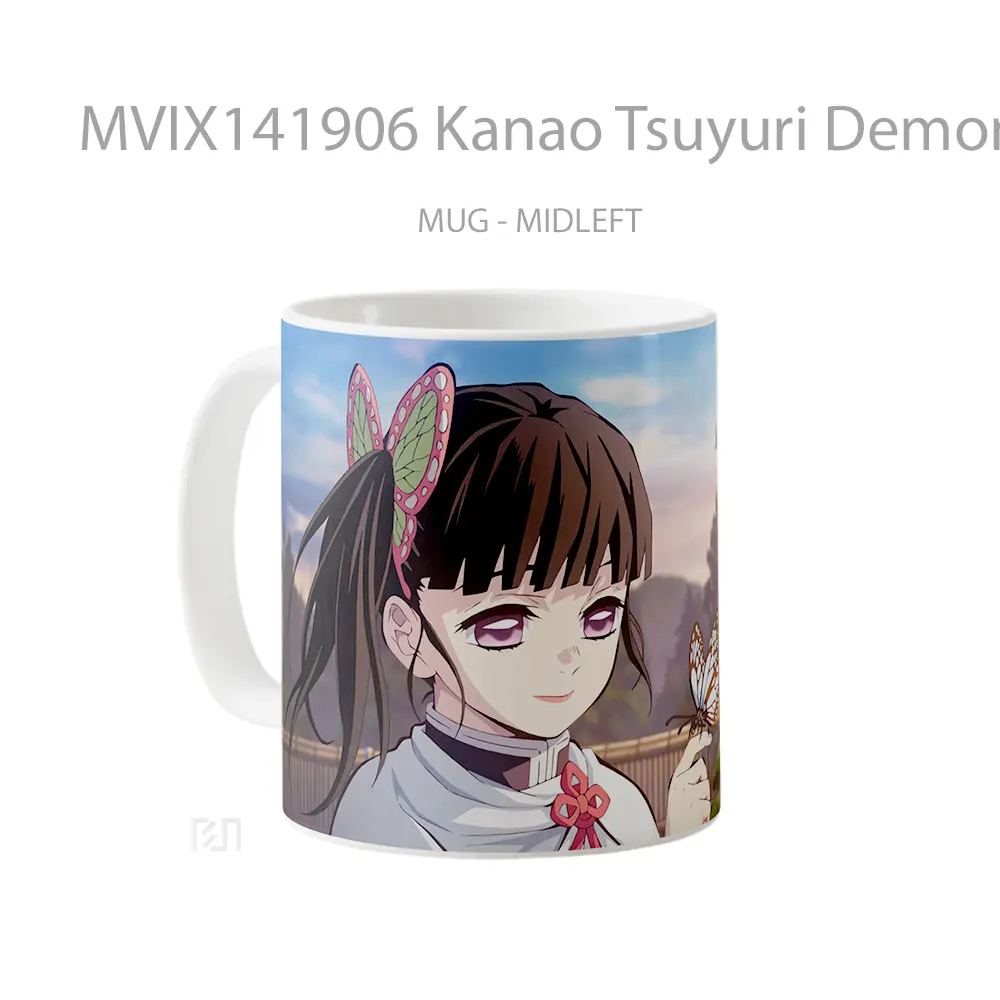 Mug Kanao Tsuyuri Demon Slayer Anime Cangkir Anime - All-side / Desain