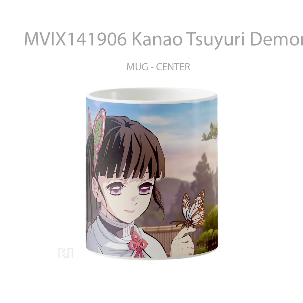 Mug Kanao Tsuyuri Demon Slayer Anime Cangkir Anime