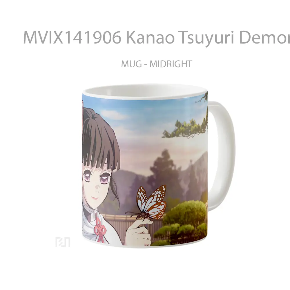 Mug Kanao Tsuyuri Demon Slayer Anime Cangkir Anime - All-side / Desain