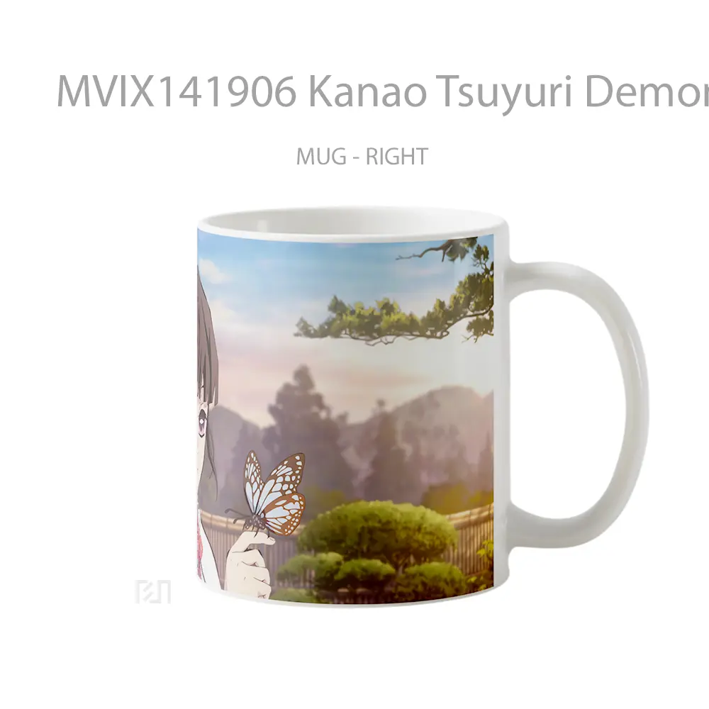 Mug Kanao Tsuyuri Demon Slayer Anime Cangkir Anime - All-side / Desain