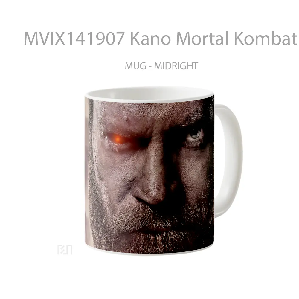 Mug Kano Mortal Kombat 2 Poster Gelas Keramik Unik - All-side / Desain