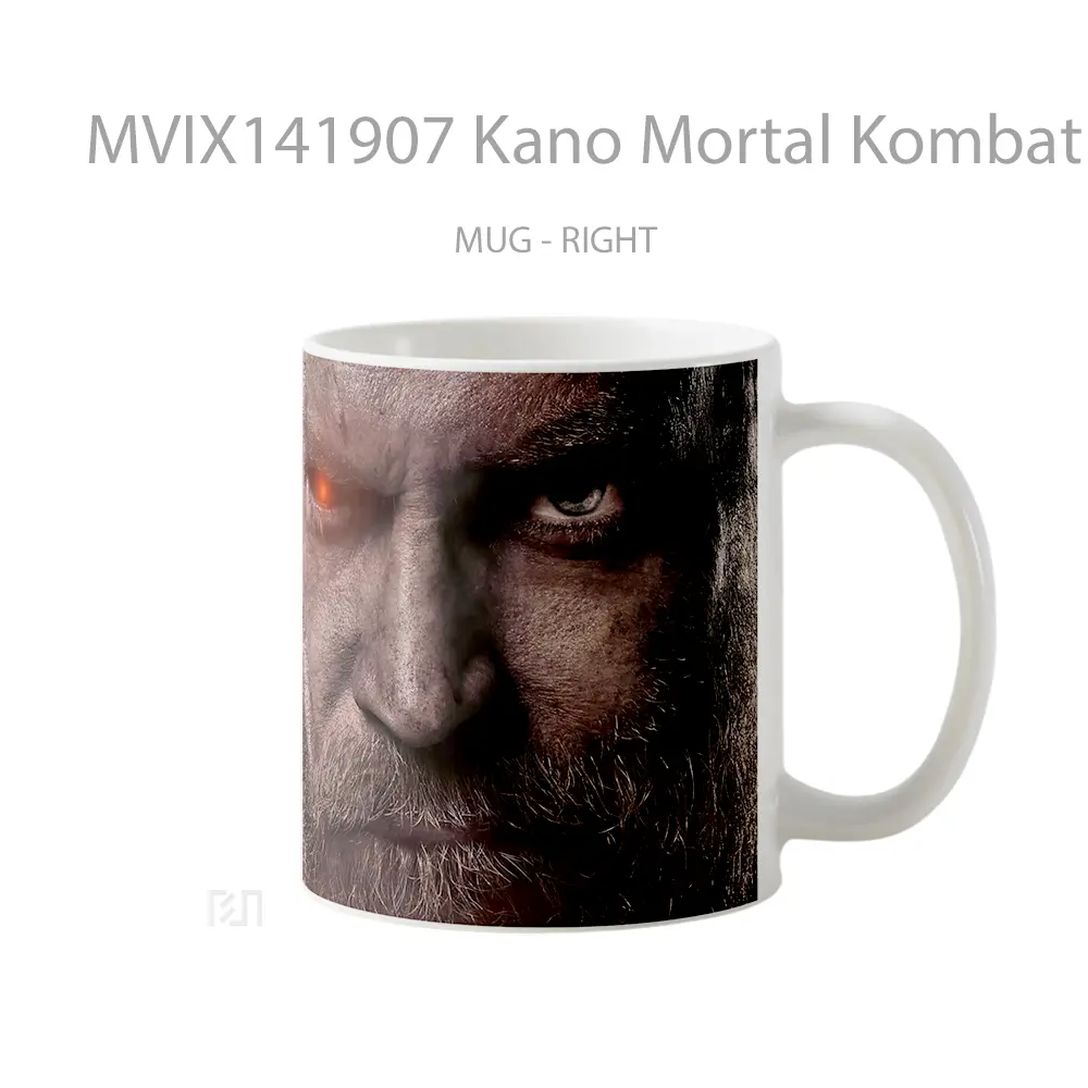 Mug Kano Mortal Kombat 2 Poster Gelas Keramik Unik - All-side / Desain