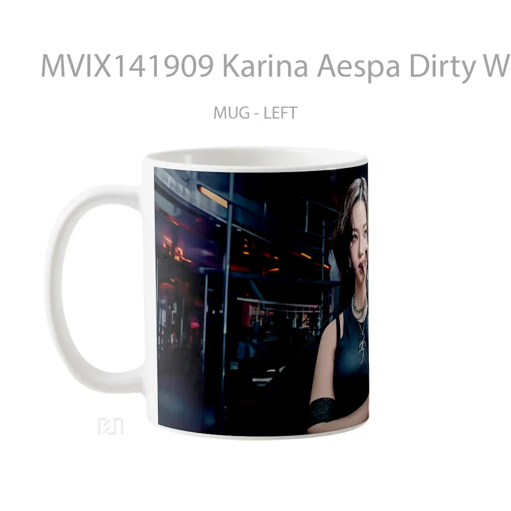Mug Karina Aespa Dirty Work Iphone 16 Pro Gelas Keramik Unik - All-side / Desain