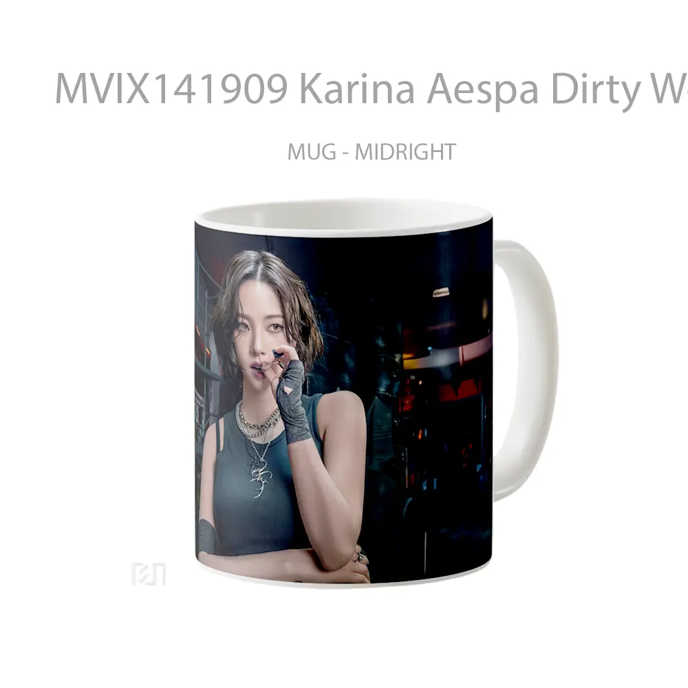 Mug Karina Aespa Dirty Work Iphone 16 Pro Gelas Keramik Unik - All-side / Desain