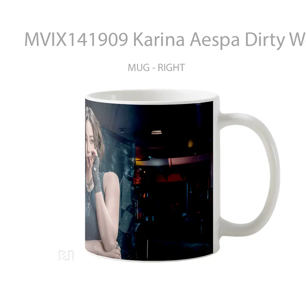 Mug Karina Aespa Dirty Work Iphone 16 Pro Gelas Keramik Unik - All-side / Desain