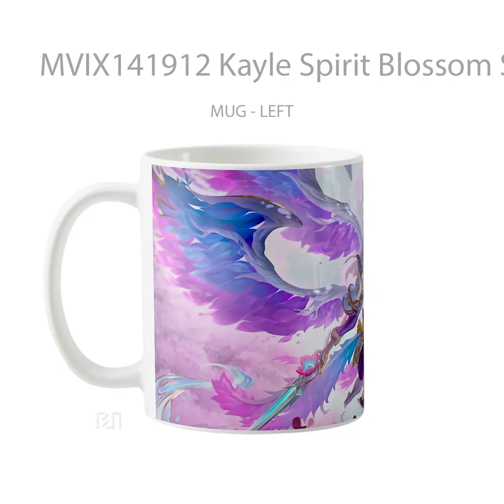 Mug Kayle Spirit Blossom Skin Lol Splash Art Cangkir Gamer - All-side / Desain