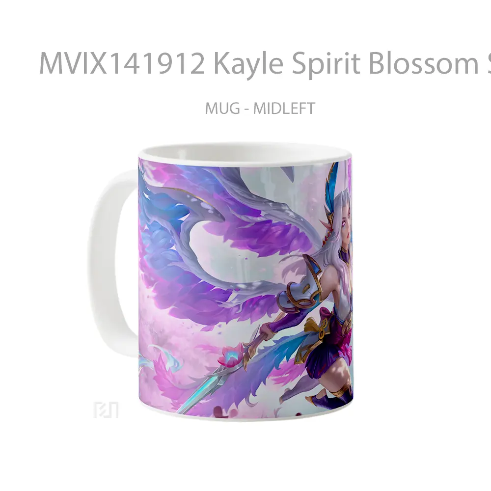 Mug Kayle Spirit Blossom Skin Lol Splash Art Cangkir Gamer - All-side / Desain