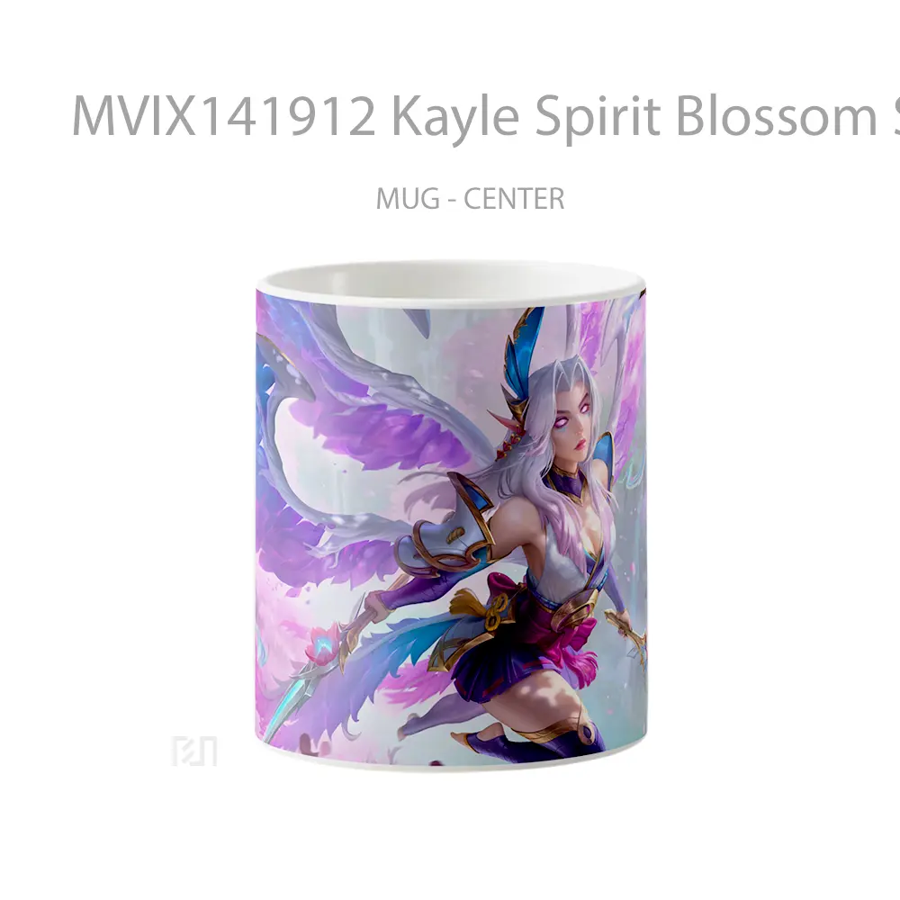 Mug Kayle Spirit Blossom Skin Lol Splash Art Cangkir Gamer