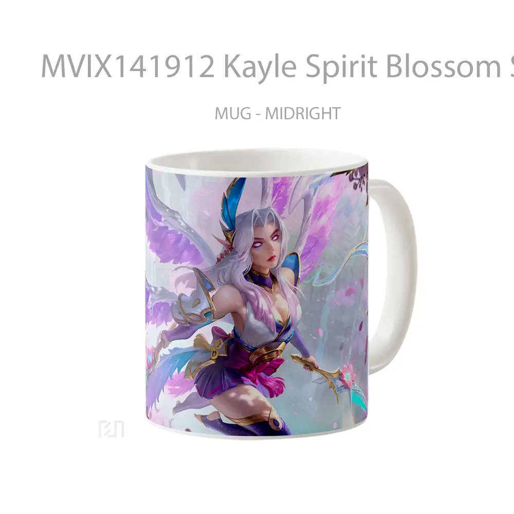 Mug Kayle Spirit Blossom Skin Lol Splash Art Cangkir Gamer - All-side / Desain