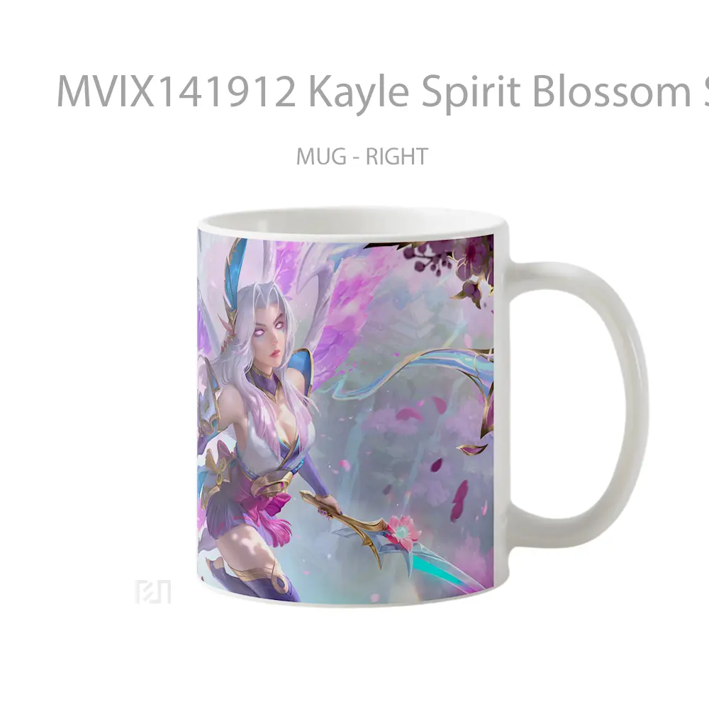 Mug Kayle Spirit Blossom Skin Lol Splash Art Cangkir Gamer - All-side / Desain