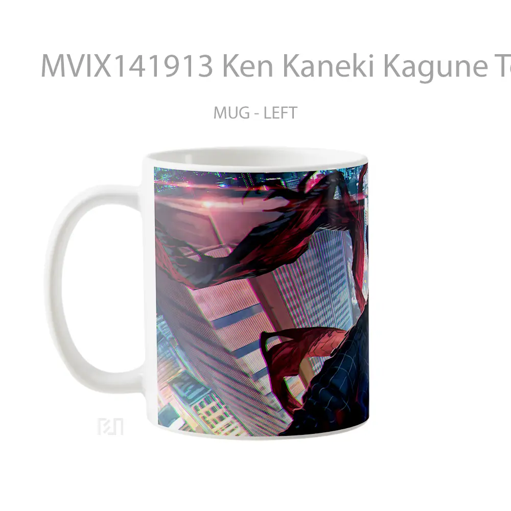 Mug Ken Kaneki Kagune Tokyo Ghoul Gelas Keramik Unik - All-side / Desain