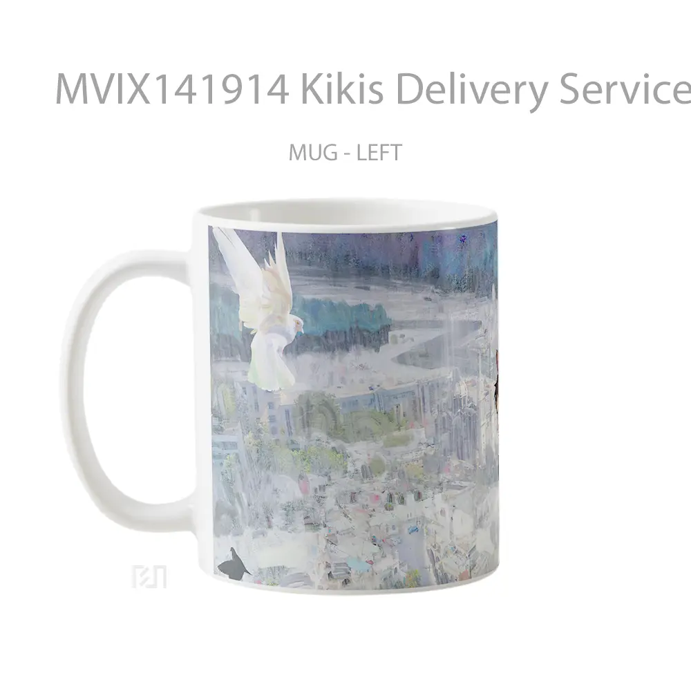 Mug Kikis Delivery Service Anime Girl Witch Cangkir Anime - All-side / Desain