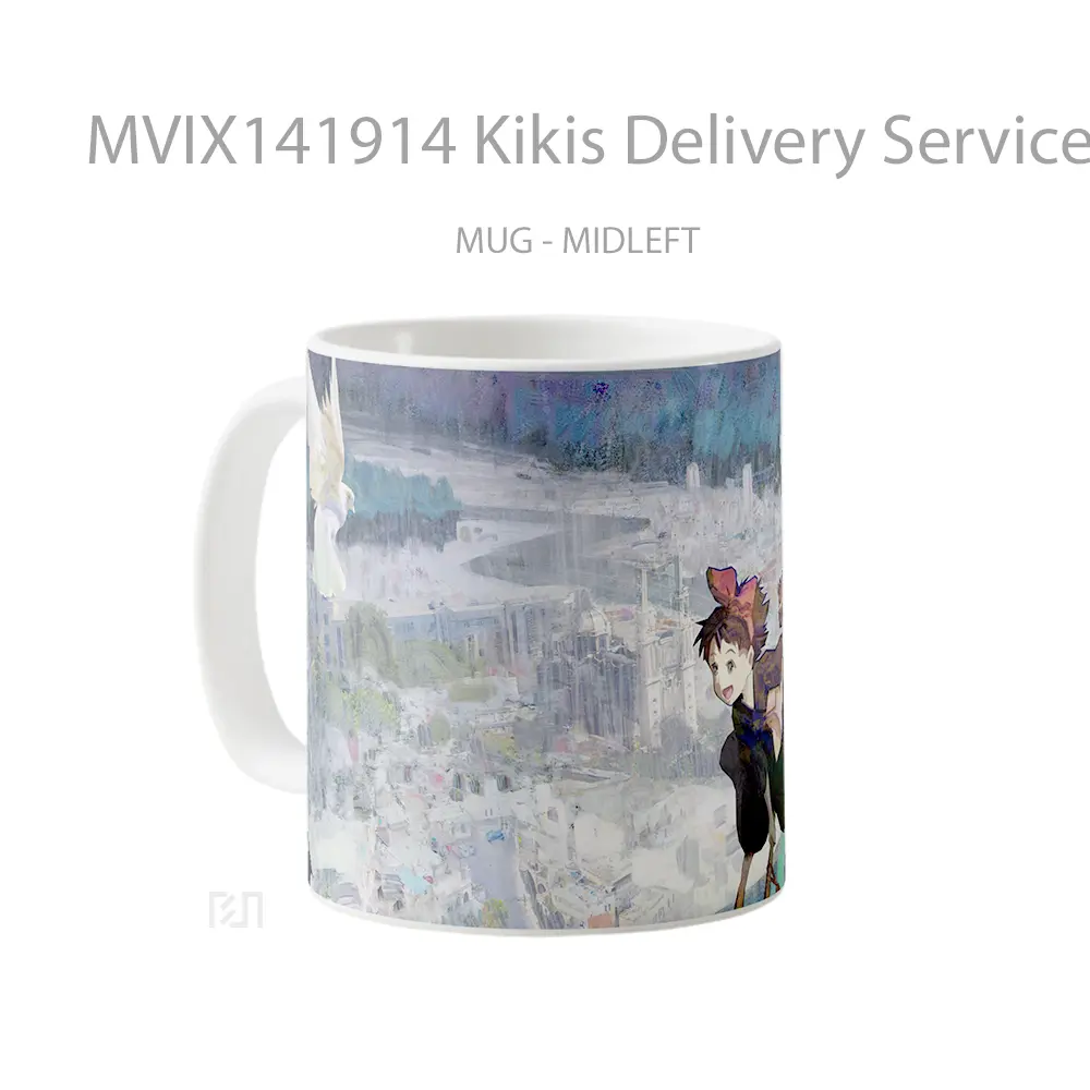 Mug Kikis Delivery Service Anime Girl Witch Cangkir Anime - All-side / Desain