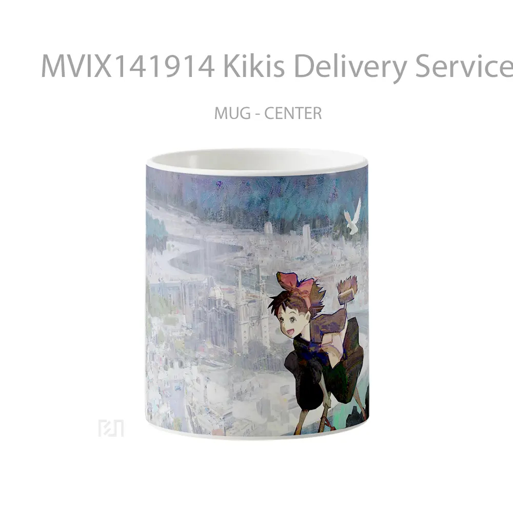 Mug Kikis Delivery Service Anime Girl Witch Cangkir Anime