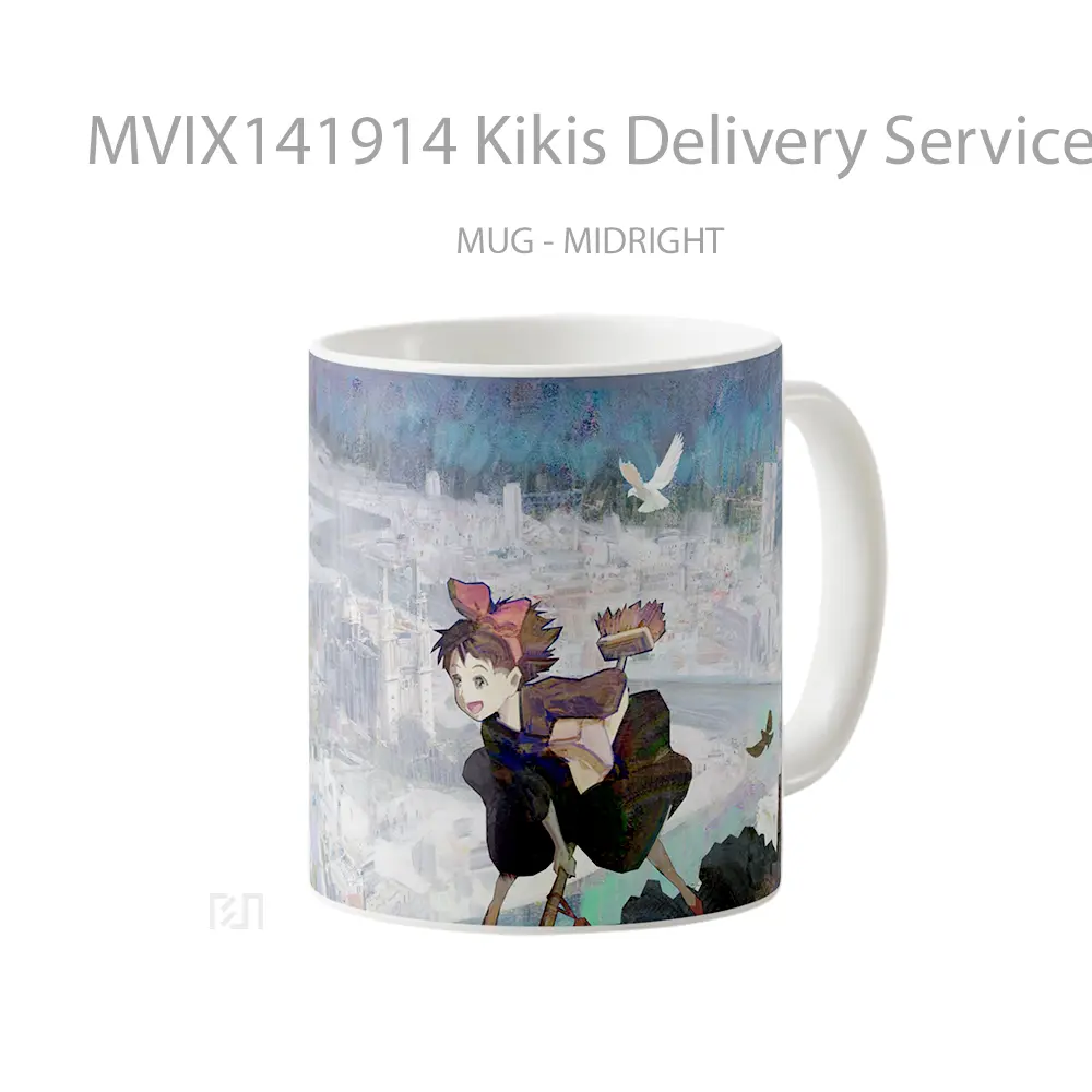 Mug Kikis Delivery Service Anime Girl Witch Cangkir Anime - All-side / Desain
