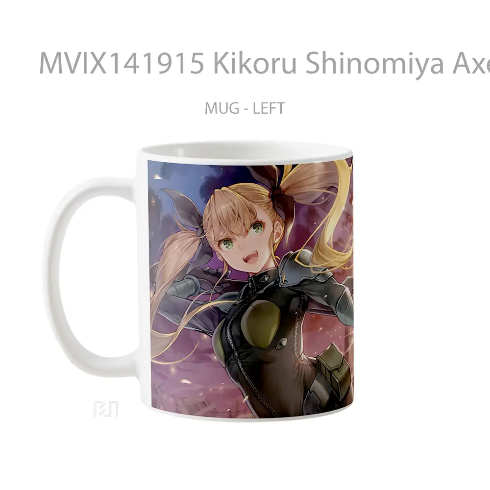 Mug Kikoru Shinomiya Axe Kaiju No 8 Gelas Keramik Unik - All-side / Desain