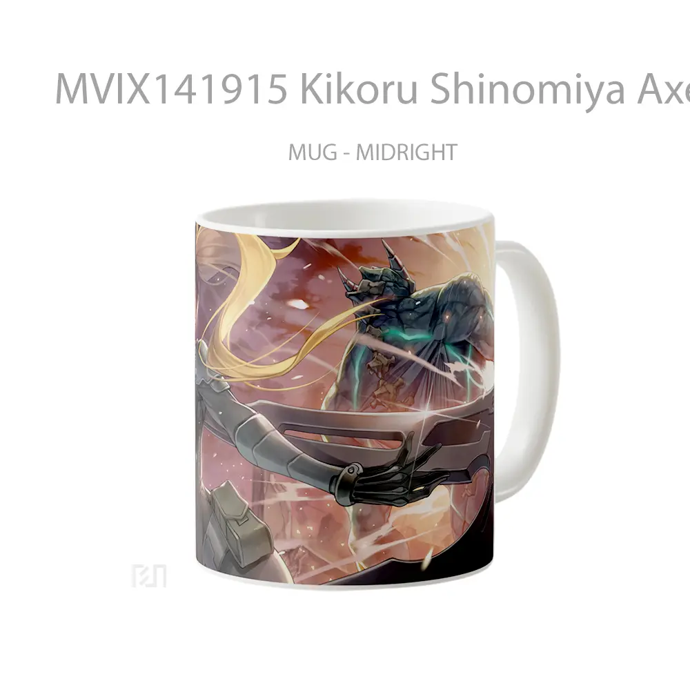 Mug Kikoru Shinomiya Axe Kaiju No 8 Gelas Keramik Unik - All-side / Desain