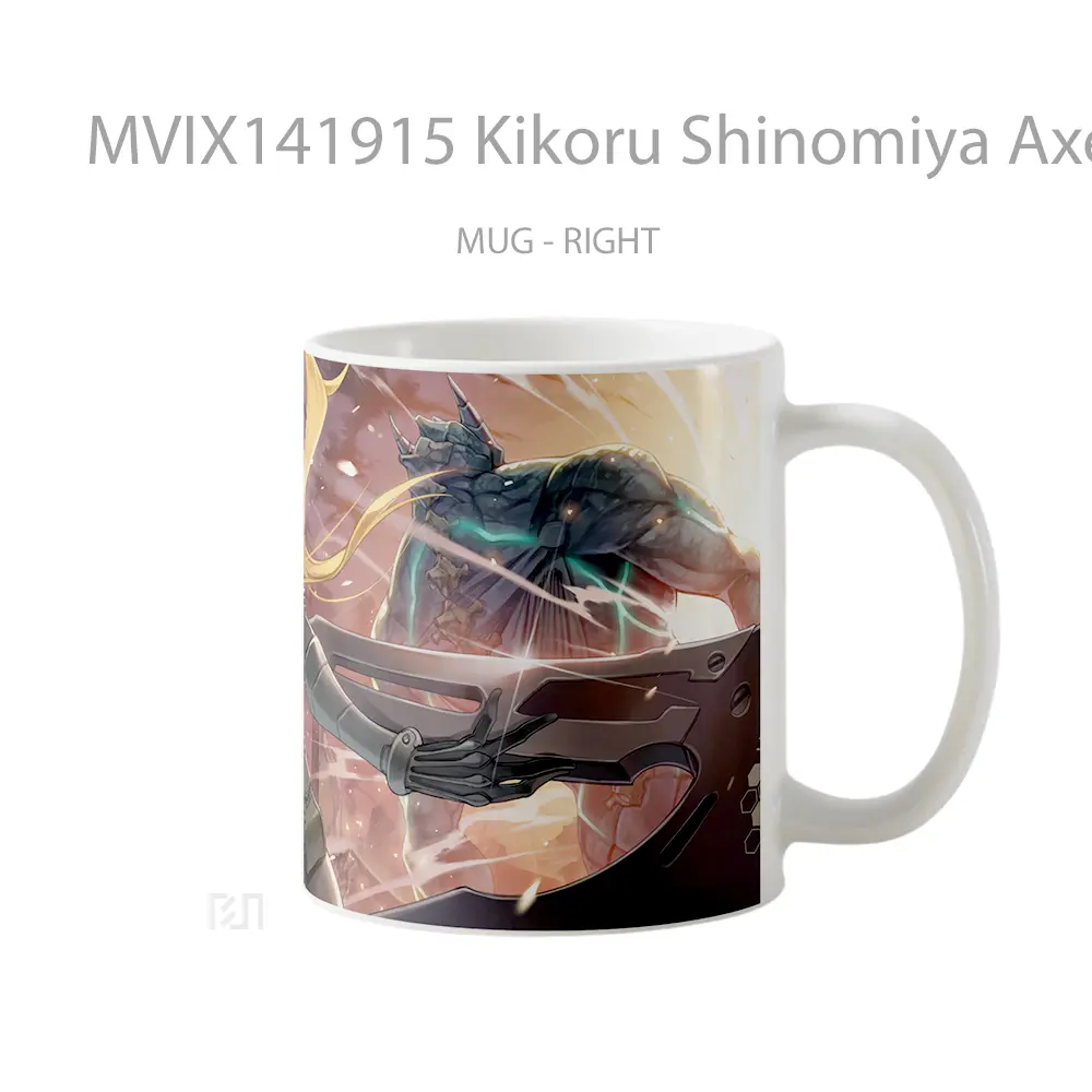 Mug Kikoru Shinomiya Axe Kaiju No 8 Gelas Keramik Unik - All-side / Desain