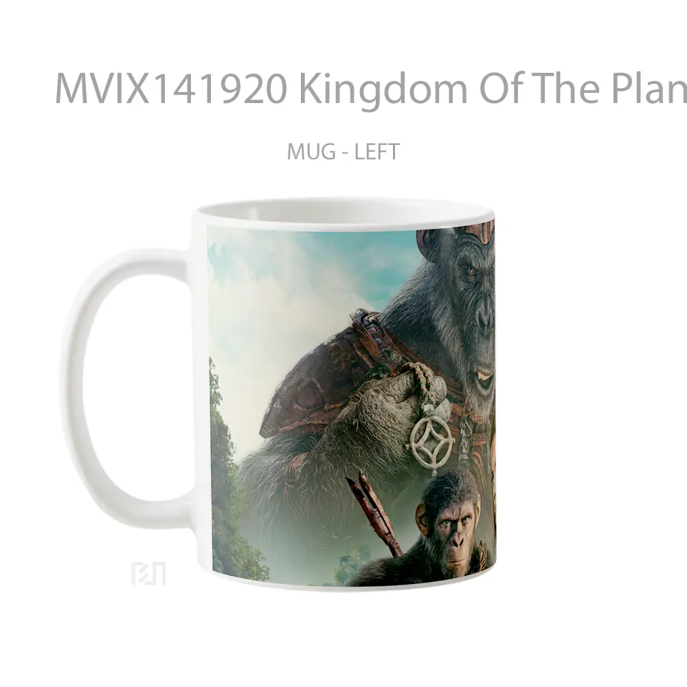 Mug Kingdom Of The Planet Of The Apes Mae Noa Proximus Caesar Poster Gelas Keramik Unik - All-side / Desain