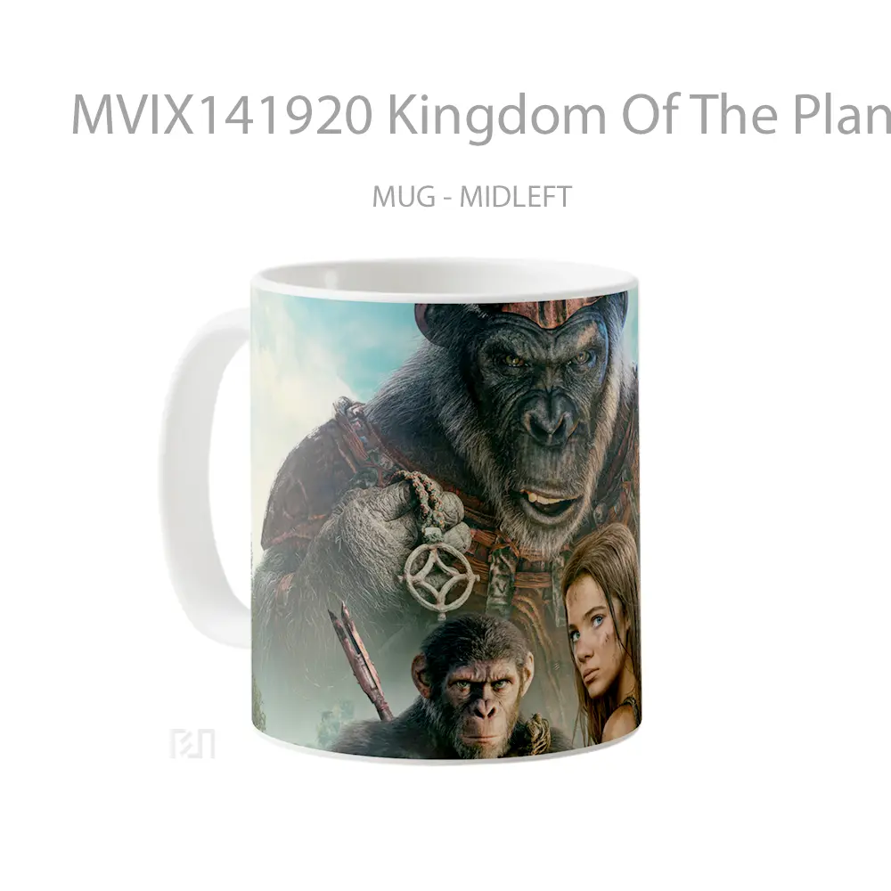 Mug Kingdom Of The Planet Of The Apes Mae Noa Proximus Caesar Poster Gelas Keramik Unik - All-side / Desain