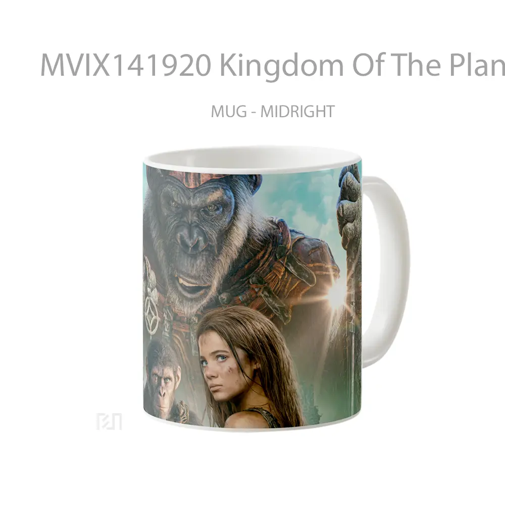 Mug Kingdom Of The Planet Of The Apes Mae Noa Proximus Caesar Poster Gelas Keramik Unik - All-side / Desain