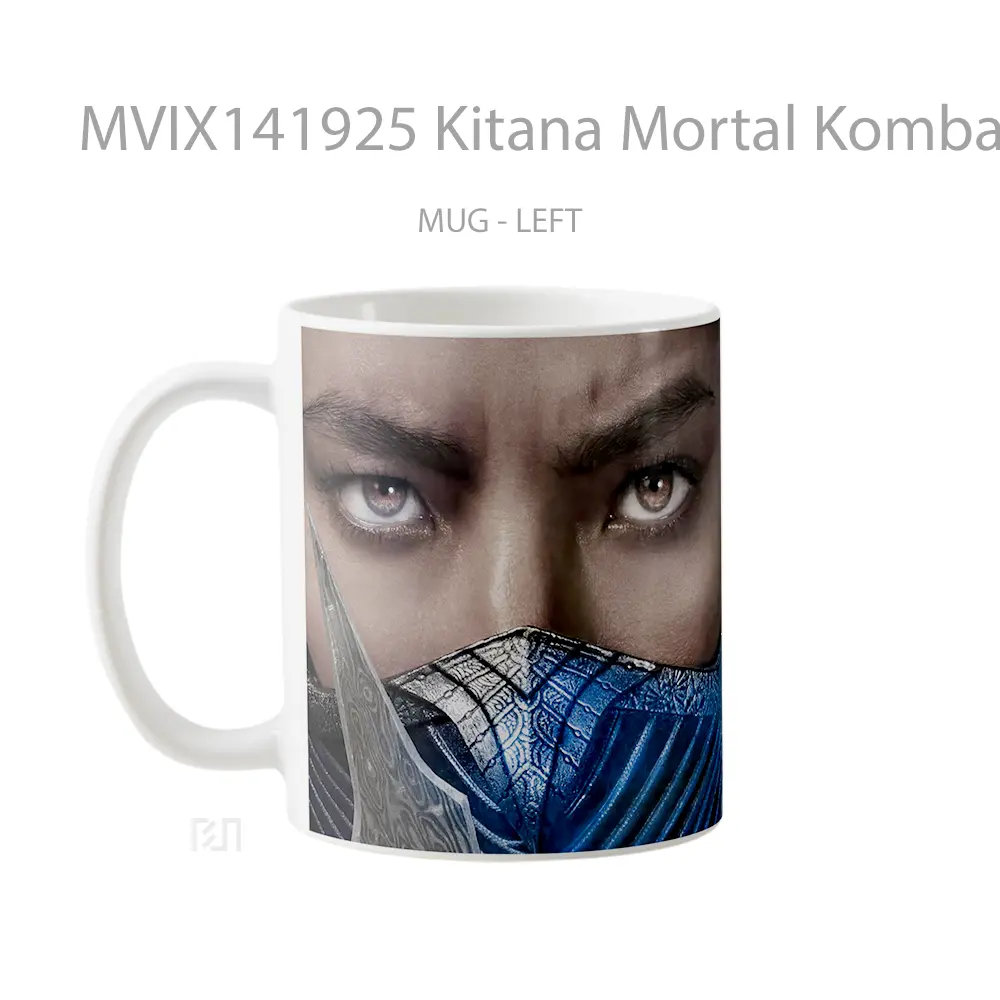 Mug Kitana Mortal Kombat 2 Poster Gelas Keramik Unik - All-side / Desain