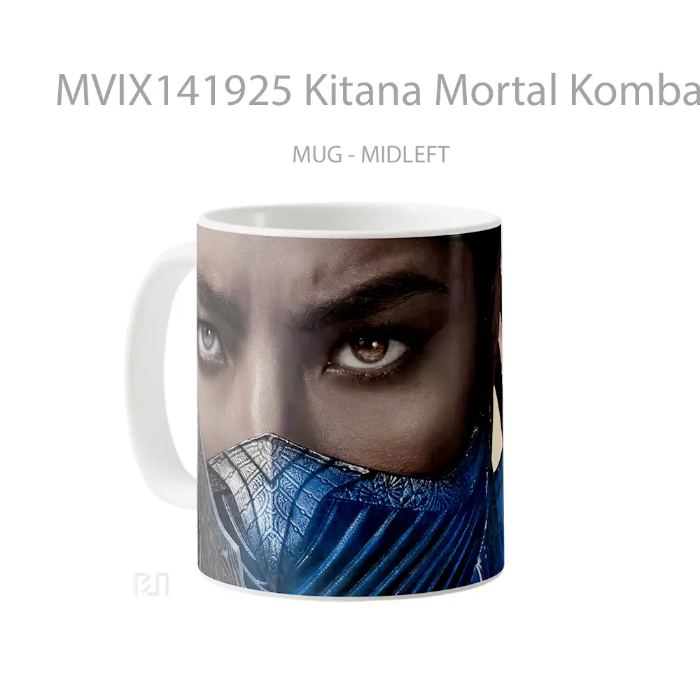 Mug Kitana Mortal Kombat 2 Poster Gelas Keramik Unik - All-side / Desain