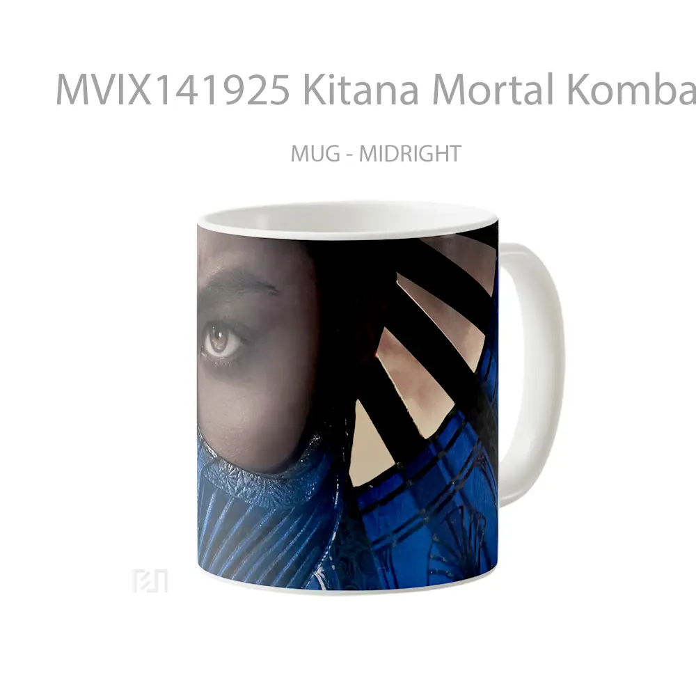 Mug Kitana Mortal Kombat 2 Poster Gelas Keramik Unik - All-side / Desain