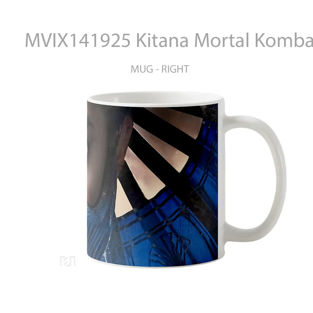 Mug Kitana Mortal Kombat 2 Poster Gelas Keramik Unik - All-side / Desain