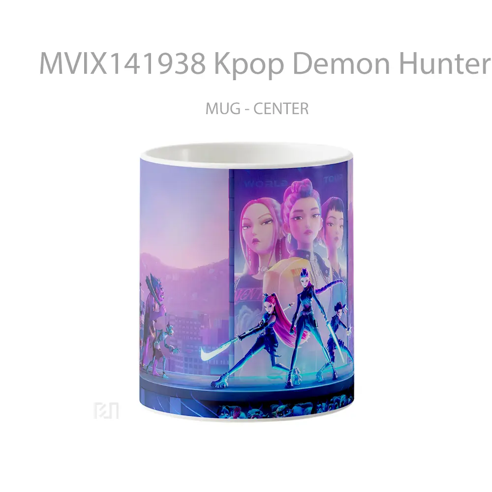 Mug Kpop Demon Hunters Netflix Gelas Keramik Unik