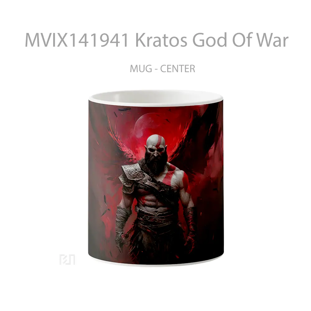 Mug Kratos God Of War Gelas Keramik Unik
