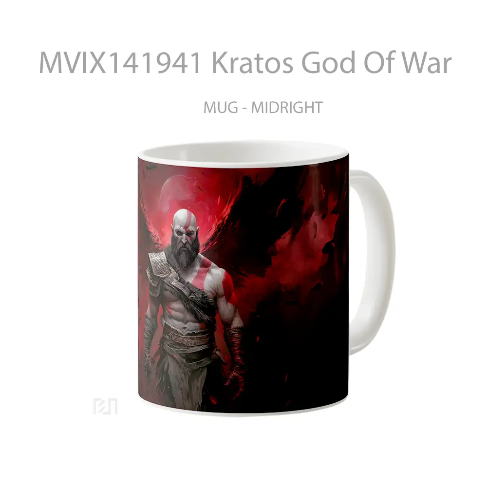 Mug Kratos God Of War Gelas Keramik Unik - All-side / Desain