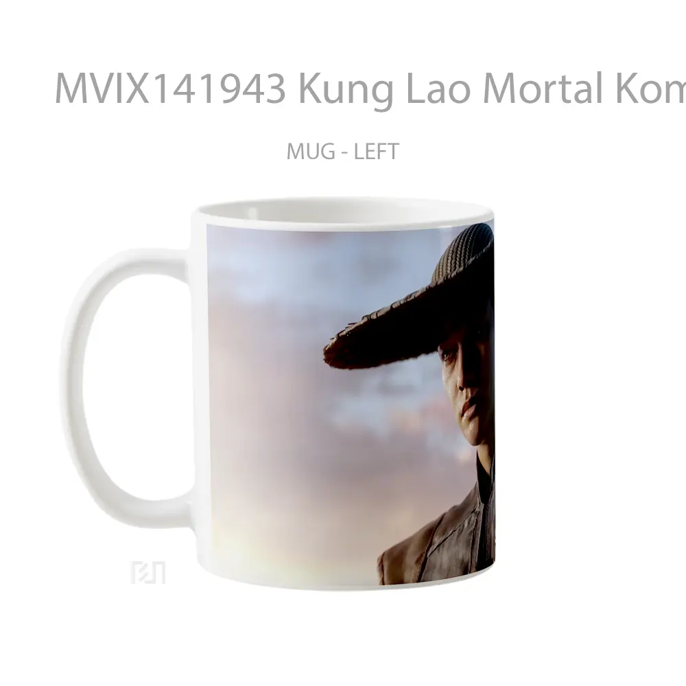 Mug Kung Lao Mortal Kombat 1 Gelas Keramik Unik - All-side / Desain