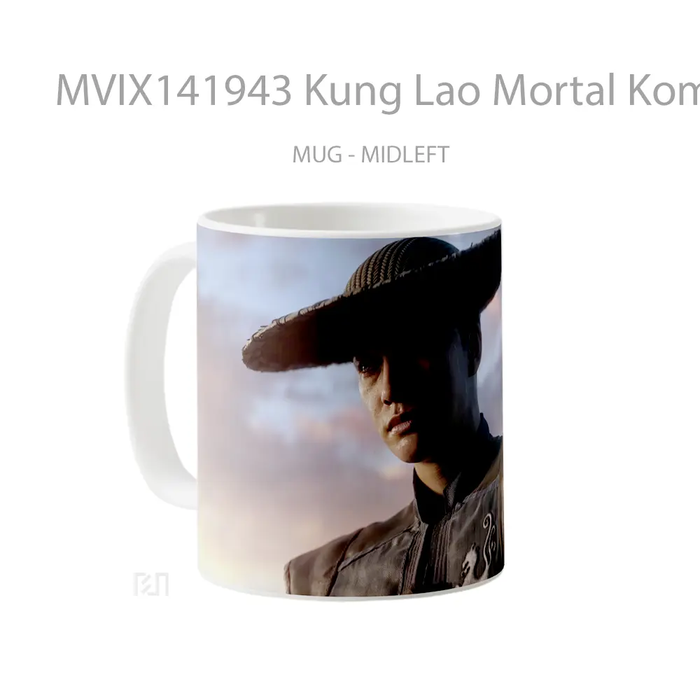 Mug Kung Lao Mortal Kombat 1 Gelas Keramik Unik - All-side / Desain