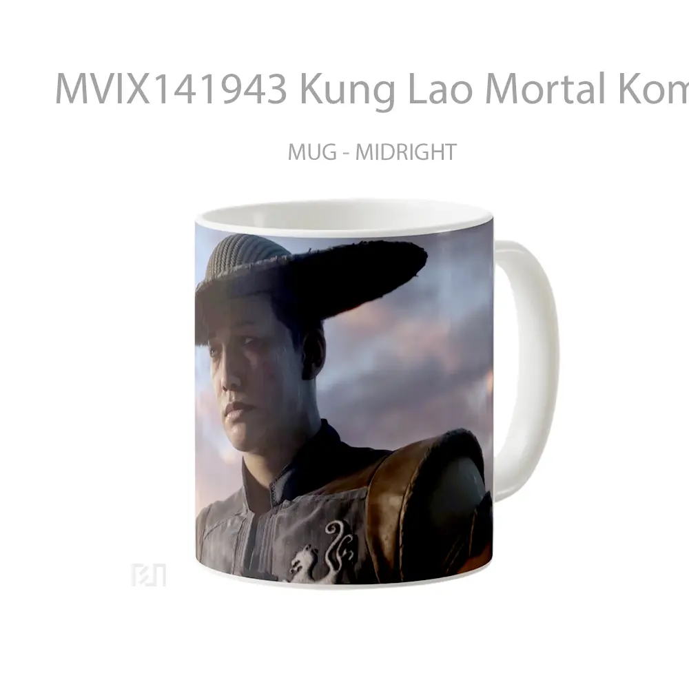 Mug Kung Lao Mortal Kombat 1 Gelas Keramik Unik - All-side / Desain