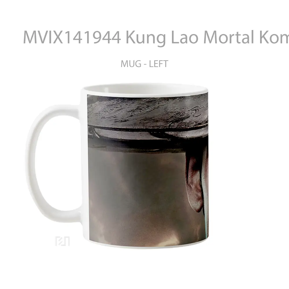 Mug Kung Lao Mortal Kombat 2 Poster Gelas Keramik Unik - All-side / Desain