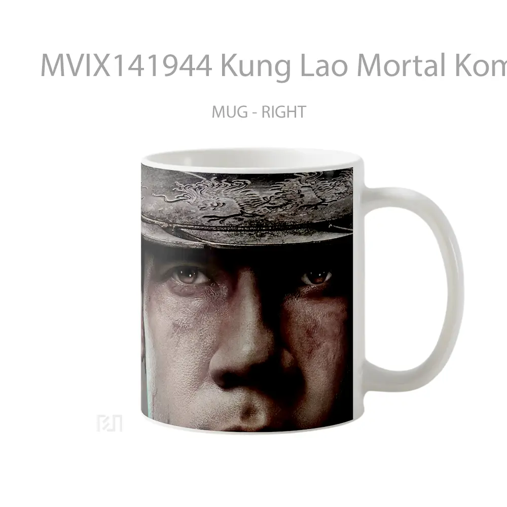 Mug Kung Lao Mortal Kombat 2 Poster Gelas Keramik Unik - All-side / Desain