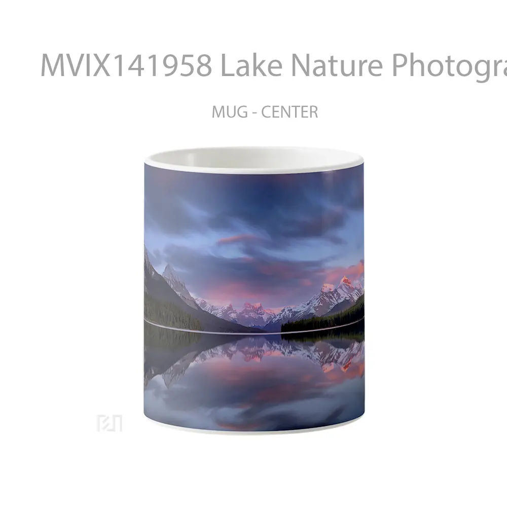 Mug Lake Nature Photography Mountain Scenery Gelas Pemandangan Alam