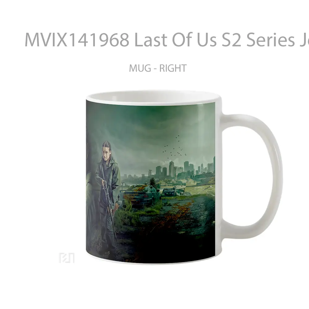 Mug Last Of Us S2 Series Joel Ellie Gelas Keramik Unik - All-side / Desain