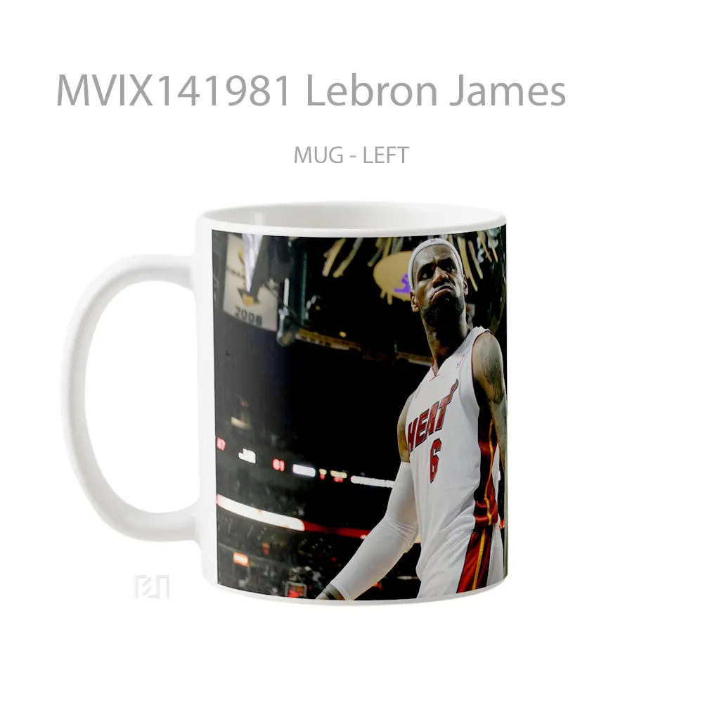Mug Lebron James Gelas Keramik Unik - All-side / Desain