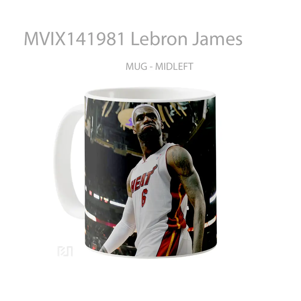 Mug Lebron James Gelas Keramik Unik - All-side / Desain