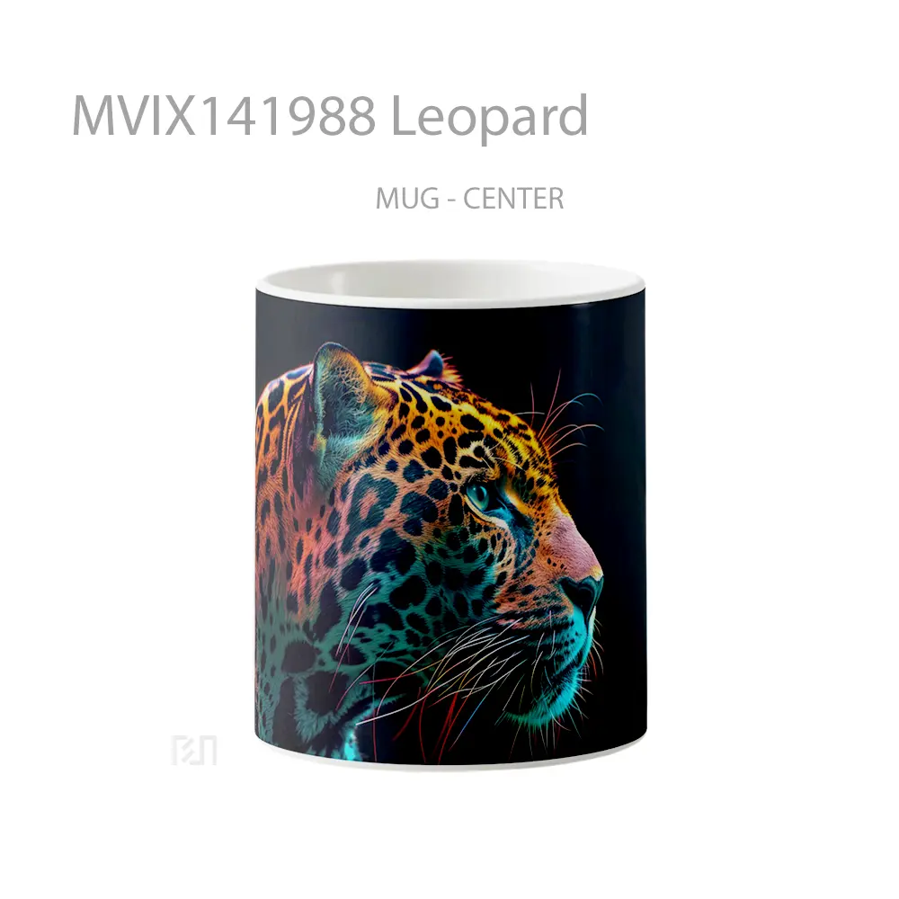 Mug Leopard Gelas Keramik Unik