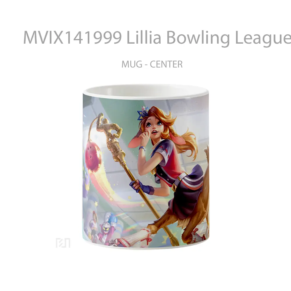 Mug Lillia Bowling League Skin Lol Splash A Cangkir Gamer