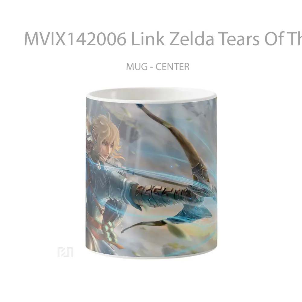 Mug Link Zelda Tears Of The Kingdom Gelas Keramik Unik