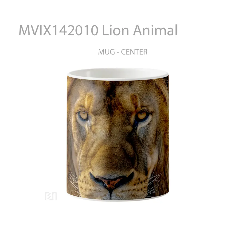 Mug Lion Animal Gelas Hewan Lucu