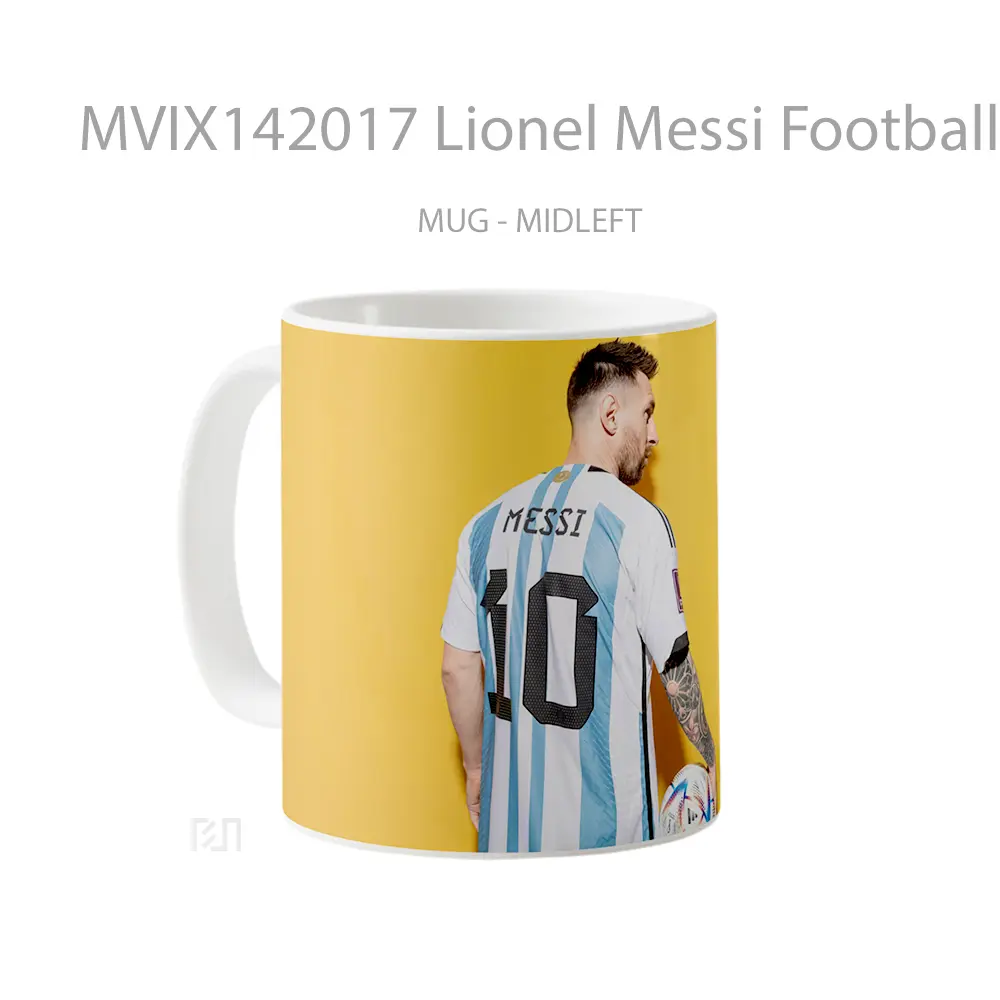 Mug Lionel Messi Football Gelas Hewan Lucu - All-side / Desain