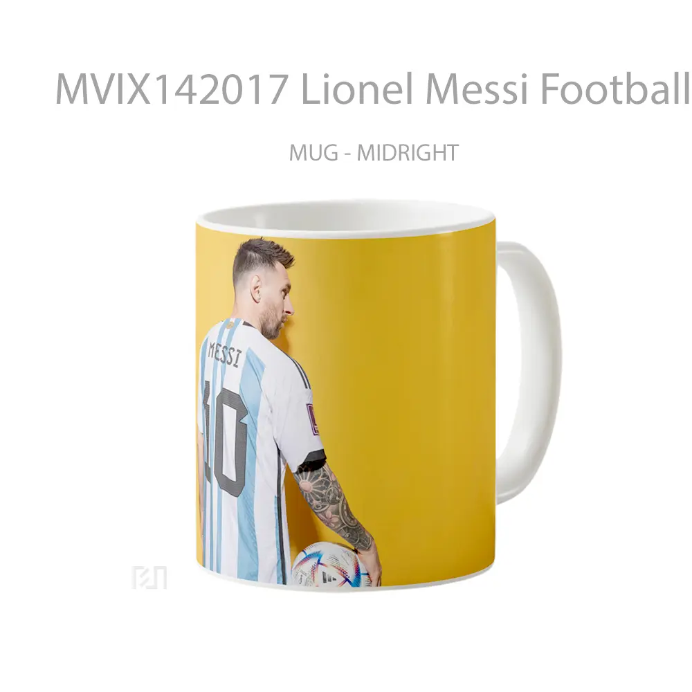 Mug Lionel Messi Football Gelas Hewan Lucu - All-side / Desain